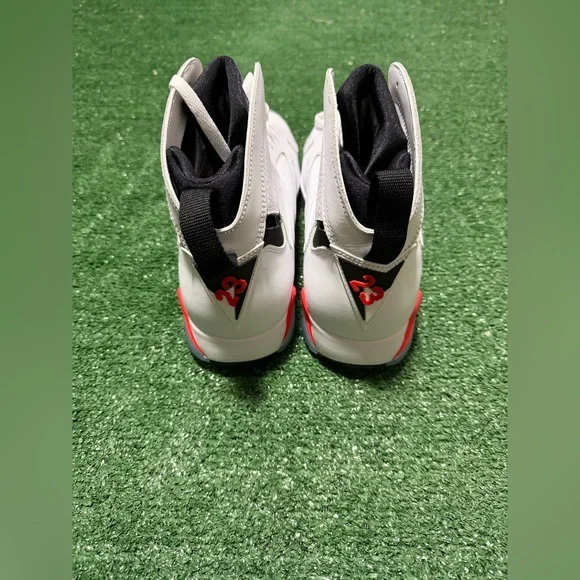 Air Jordan 7 Retro Mens 11.5 White Infrared Retro Sneakers CU9307-160 B-Grade
